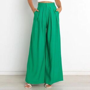 SNDYS Hills Wilde Leg Pants size M Green